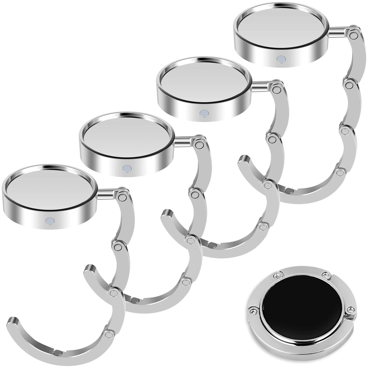 FoldEase Portable Bag Hanger Folding Handbag Hook Table Purse Holder