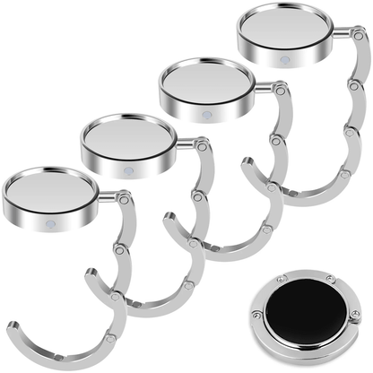 FoldEase Portable Bag Hanger Folding Handbag Hook Table Purse Holder