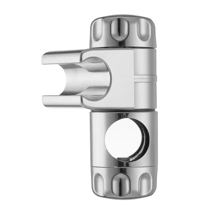 Shower Head Holder, Adjustable Bathroom Shower Rail Bracket, Universal Handheld Hose Riser Slider Clamp