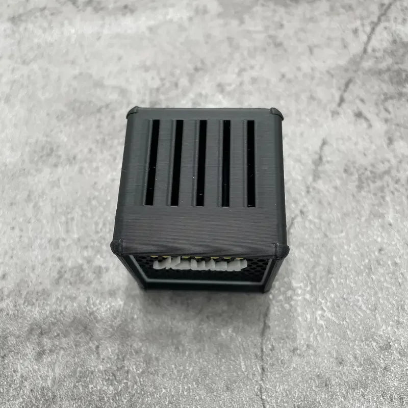 Modern Art Simulated Speakers, 3D Printed Music Guitar Bass Pick Storage Box, Space-saving Desktop Ornament