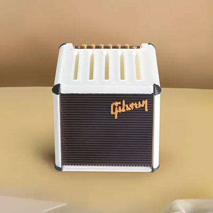 Modern Art Simulated Speakers, 3D Printed Music Guitar Bass Pick Storage Box, Space-saving Desktop Ornament