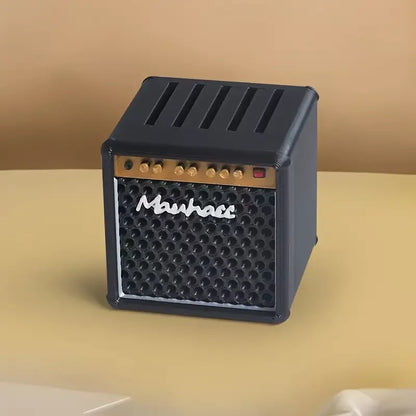 Modern Art Simulated Speakers, 3D Printed Music Guitar Bass Pick Storage Box, Space-saving Desktop Ornament