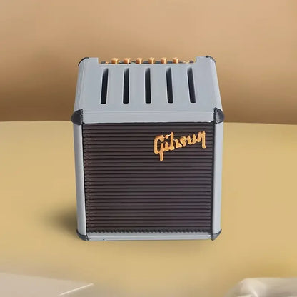 Modern Art Simulated Speakers, 3D Printed Music Guitar Bass Pick Storage Box, Space-saving Desktop Ornament
