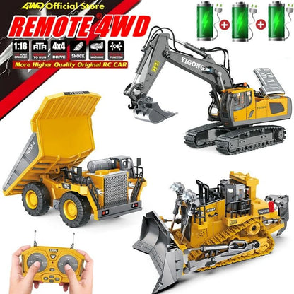 4WD Heavy-Duty Remote Control Construction Vehicle