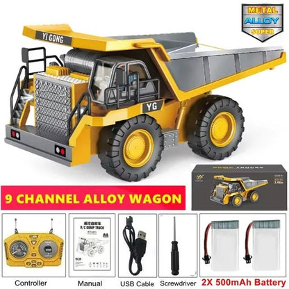 4WD Heavy-Duty Remote Control Construction Vehicle
