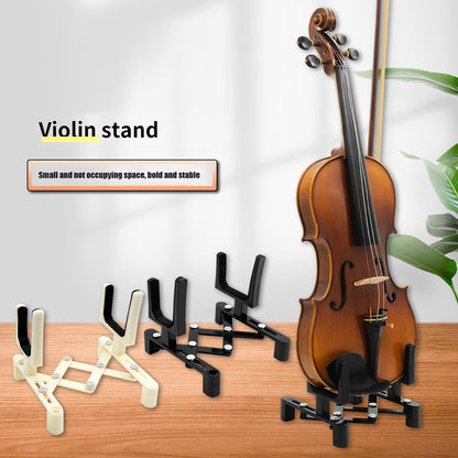 Professional Violin Folding Stand, Portable ABS Material Floor Stand for Stringed Instruments