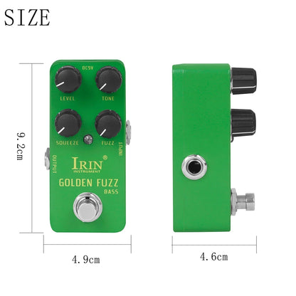 True Bypass Bass Fuzz Pedal, Classic Tone Effects, Electric Guitar Accessories