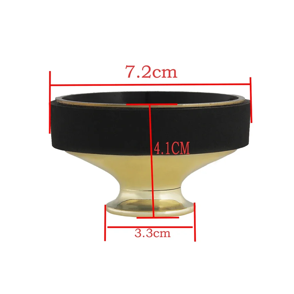 Light-Weight ABS Saxophone Silencer, Round Mute Dampener for Alto Saxophone Beginners Parts Accessories
