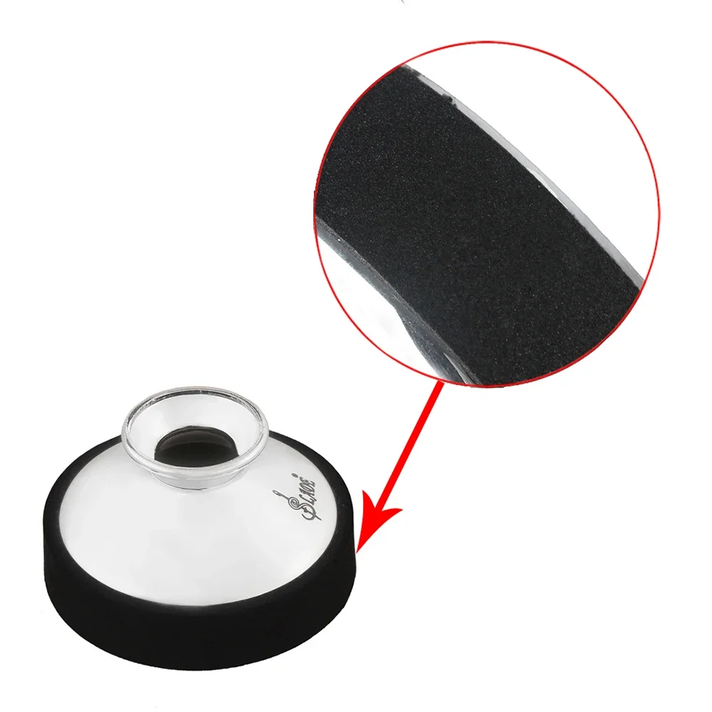 Light-Weight ABS Saxophone Silencer, Round Mute Dampener for Alto Saxophone Beginners Parts Accessories