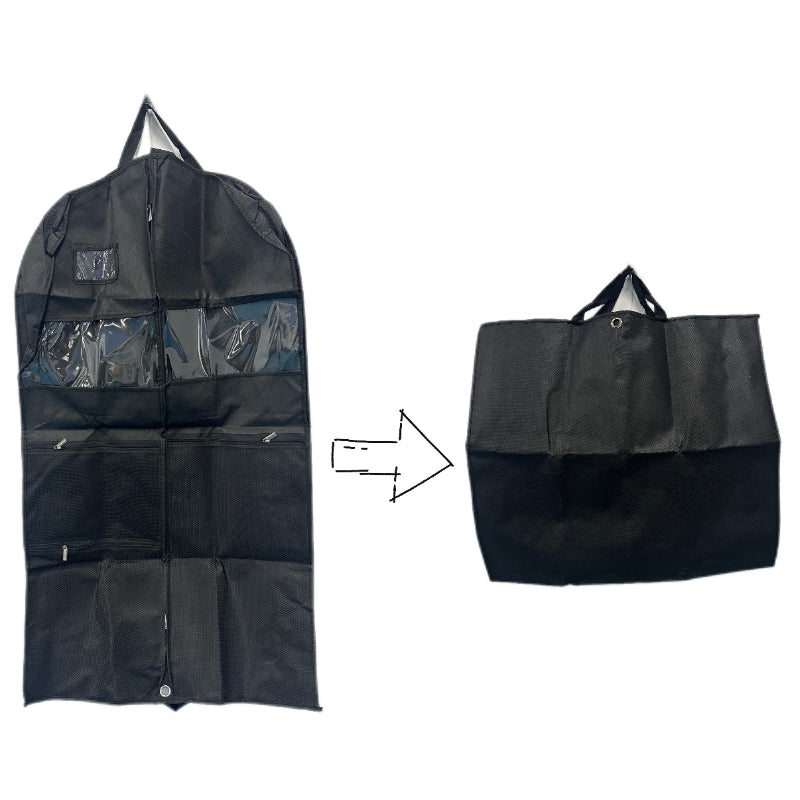 Travel Suit Bag with Zipper Closure – Hanging Clothes Storage Organizer for Shirts, Coats & Dresses
