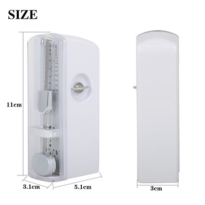 Mechanical Metronome for Guitar, Violin, Piano, Universal Small Size Rhythm Pendulum Practice Tool for Beginners