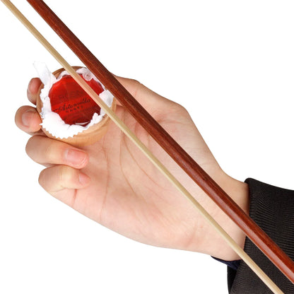 Wooden Case With Wipe, AstonVilla Rosin Round Red Gold, High Purity to Increase Friction, General Purpose