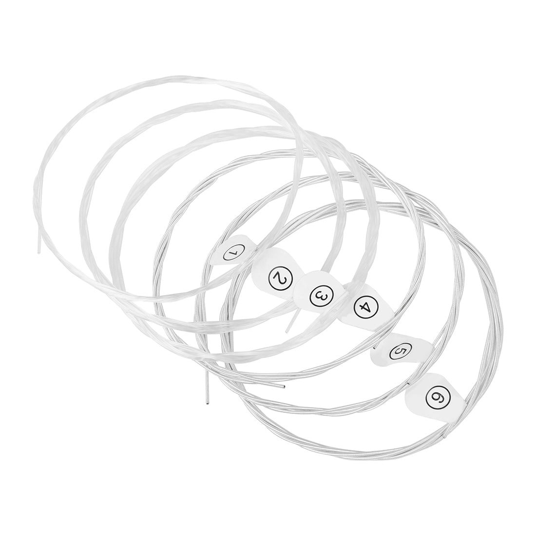 Professional Classical Guitar Accessory, Plated Copper Alloy Nylon Strings for Beginners