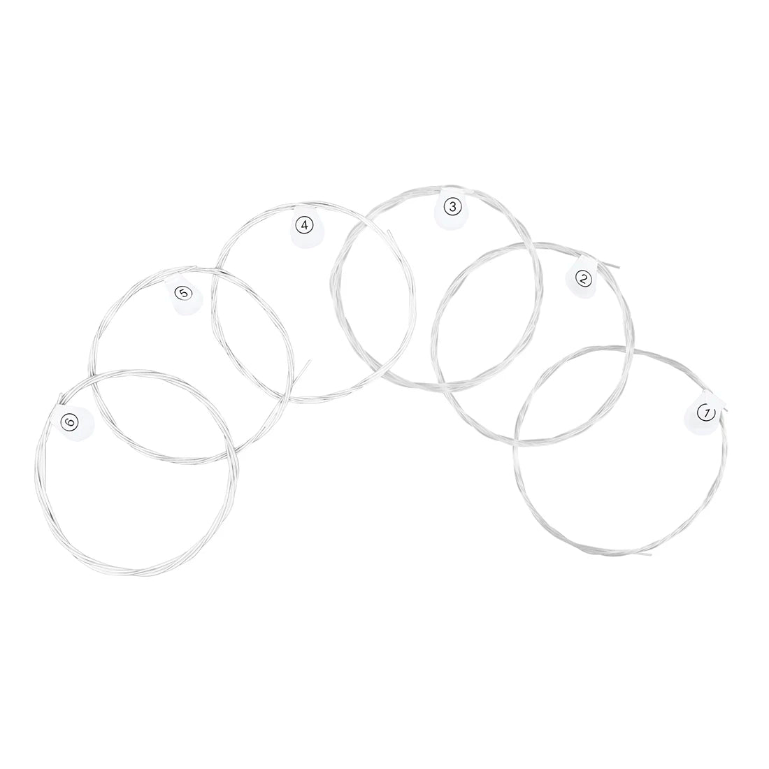 Professional Classical Guitar Accessory, Plated Copper Alloy Nylon Strings for Beginners