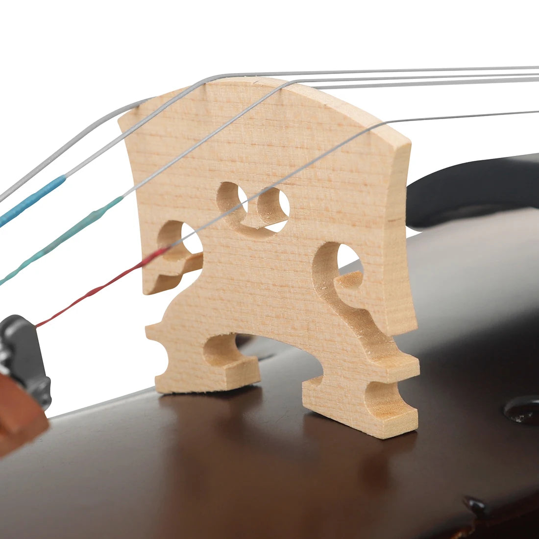 Fiddle Violin Bridge, Elected Maple Wood Pattern Bridge, Violin Accessories