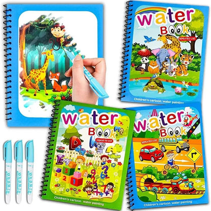 Montessori Reusable Magical Water Drawing Book
