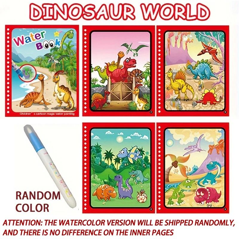 Montessori Reusable Magical Water Drawing Book