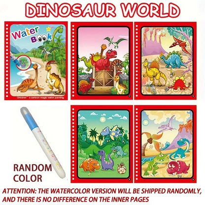 Montessori Reusable Magical Water Drawing Book