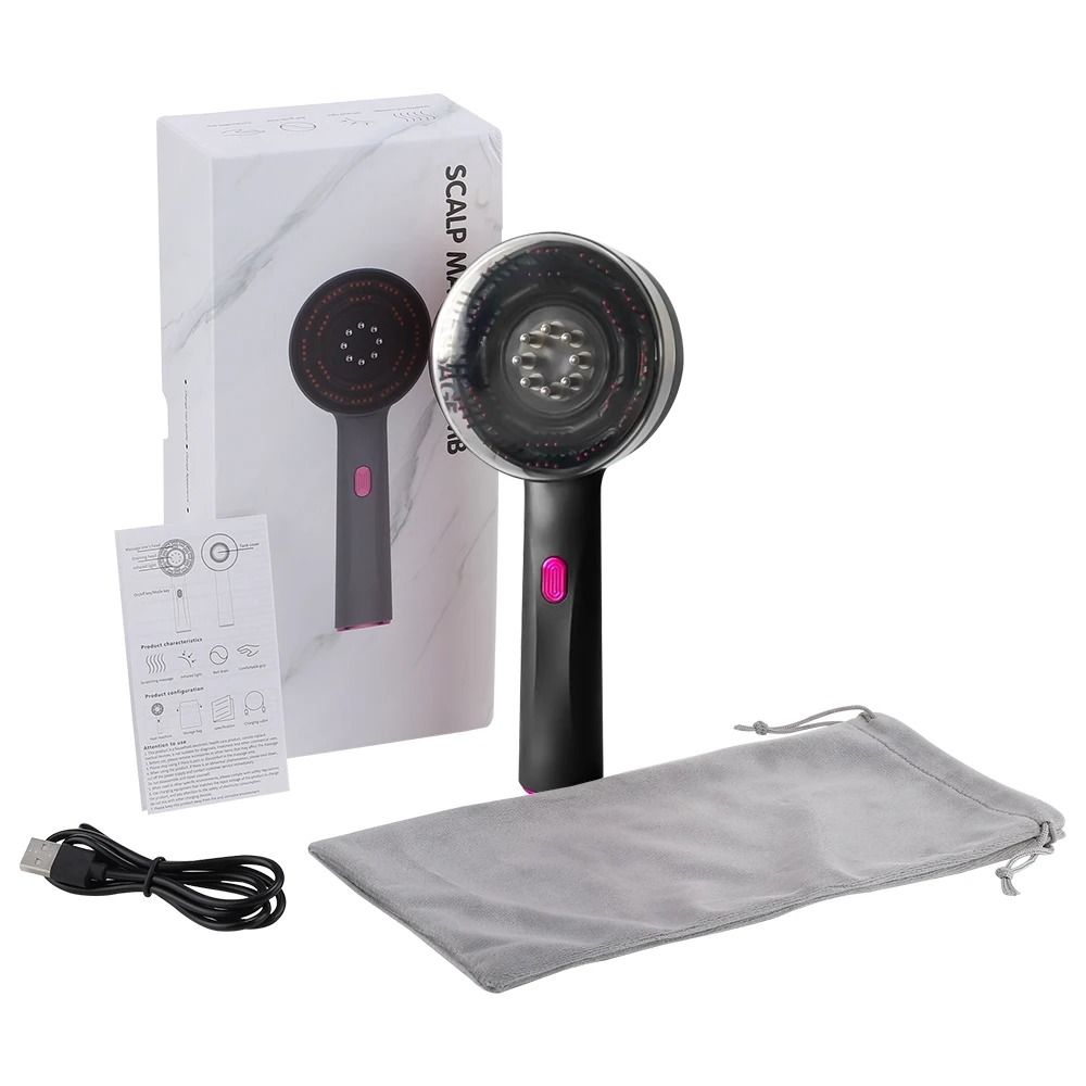 Electric Massage Comb Red Light Hair Comb Laser Scalp Comb Hair Growth Massage Brush