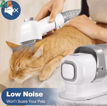 ATUBAN Pet Grooming Vacuum and Dog Hair Removal Kit – 2.3L Large Capacity Brush Vacuum for Pets