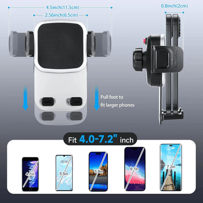 Tesla Screen Phone Mount Adjustable Clip Holder for Model 3 Y and Cybertruck