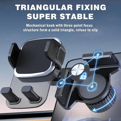 Tesla Screen Phone Mount Adjustable Clip Holder for Model 3 Y and Cybertruck