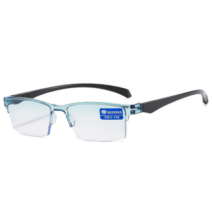 Smart Automatic Zoom Eyeglasses for Men and Women, Anti-Blue Light Frameless Optical Computer Eyewear