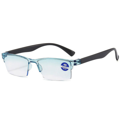 Smart Automatic Zoom Eyeglasses for Men and Women, Anti-Blue Light Frameless Optical Computer Eyewear