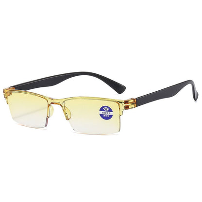 Smart Automatic Zoom Eyeglasses for Men and Women, Anti-Blue Light Frameless Optical Computer Eyewear
