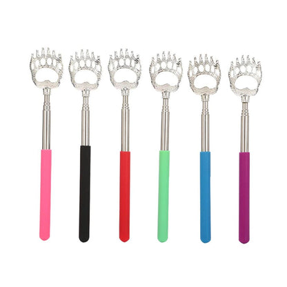 Bear Claw Stainless Steel Back Scratcher Retractable Itching Massager Portable Telescopic Scratch Tool for Relief