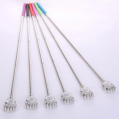 Bear Claw Stainless Steel Back Scratcher Retractable Itching Massager Portable Telescopic Scratch Tool for Relief