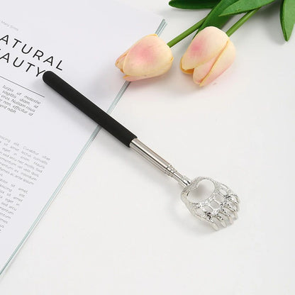 Bear Claw Stainless Steel Back Scratcher Retractable Itching Massager Portable Telescopic Scratch Tool for Relief