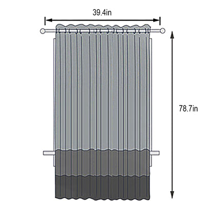 Tulle Blackout Curtains, Hollow Star Design, Modern Style Living Room, Bedroom Chiffon Window Voiles, Tulle Blinds