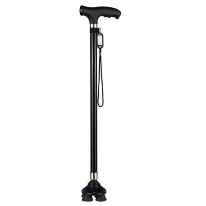 Premium Retractable Adjustable Walking Cane with LED Light for Seniors & Elders