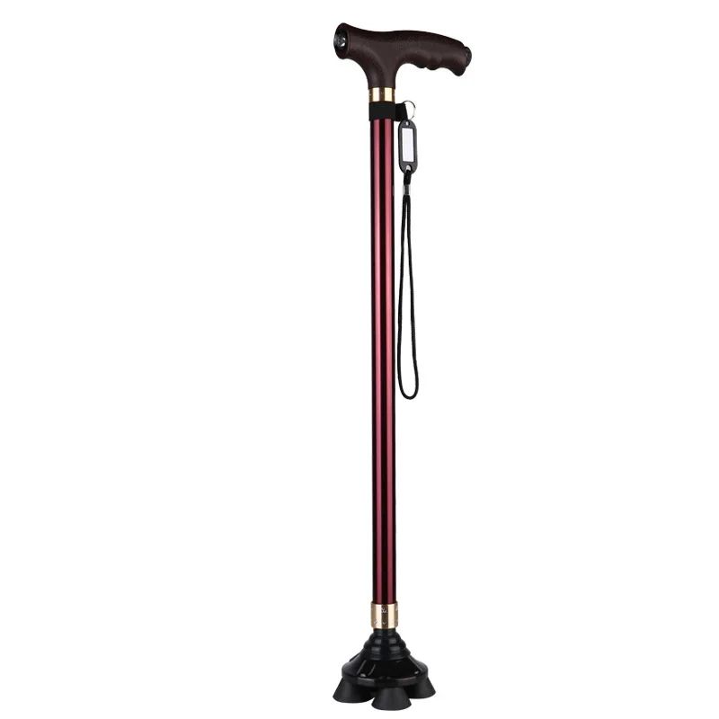 Premium Retractable Adjustable Walking Cane with LED Light for Seniors & Elders