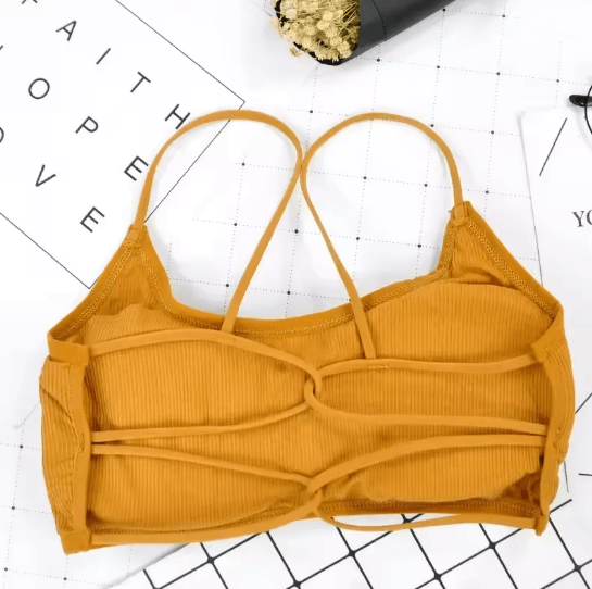 FlexEase Wireless Sports Bra with Removable Pads and Beauty Back Design