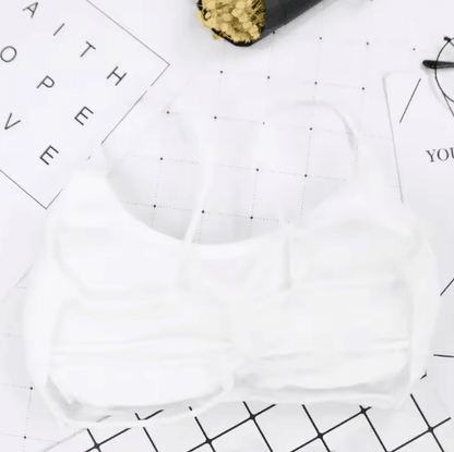 FlexEase Wireless Sports Bra with Removable Pads and Beauty Back Design