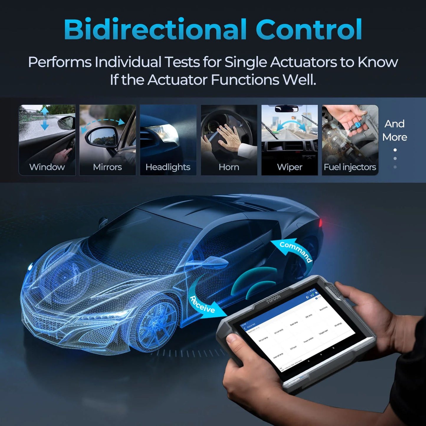 TOPDON ArtiDiag900 Lite Wireless OBD2 scanner & Bidirectional Automotive Diagnostic Tool