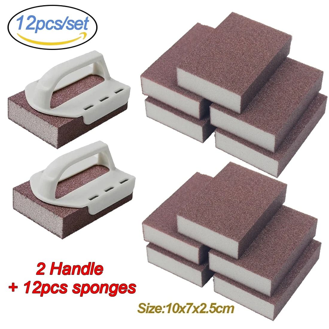 Magic Sponge Eraser Rust Remover Descaling Cleaning Sponge for Cooktop and Pots