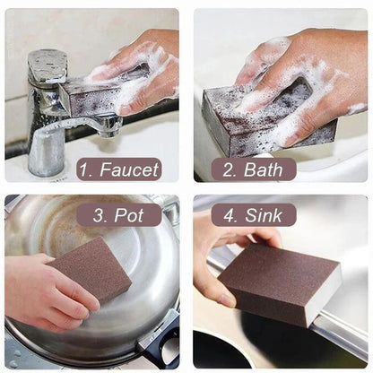Magic Sponge Eraser Rust Remover Descaling Cleaning Sponge for Cooktop and Pots