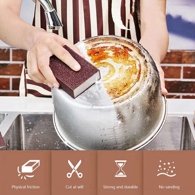 Magic Sponge Eraser Rust Remover Descaling Cleaning Sponge for Cooktop and Pots