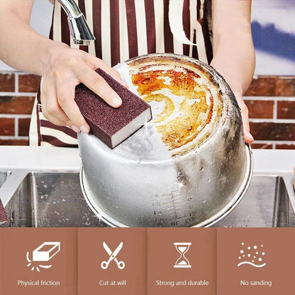 Magic Sponge Eraser Rust Remover Descaling Cleaning Sponge for Cooktop and Pots