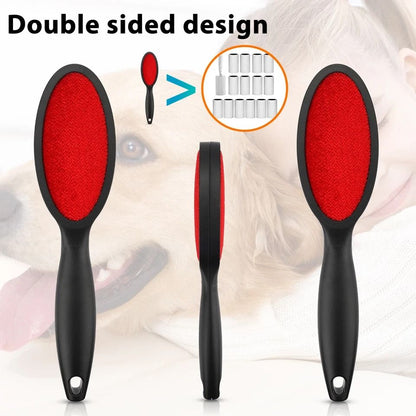 Magic Lint Remover Brush – Double-Sided Fabric Cleaner for Clothes, Pet Hair, Fuzz, and Dust