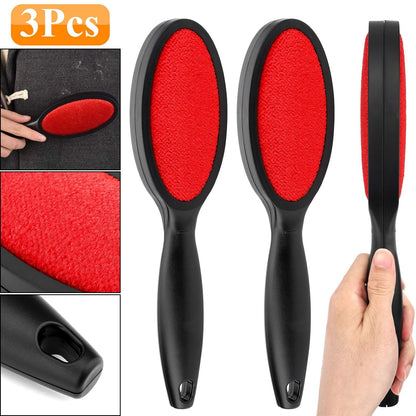Magic Lint Remover Brush – Double-Sided Fabric Cleaner for Clothes, Pet Hair, Fuzz, and Dust