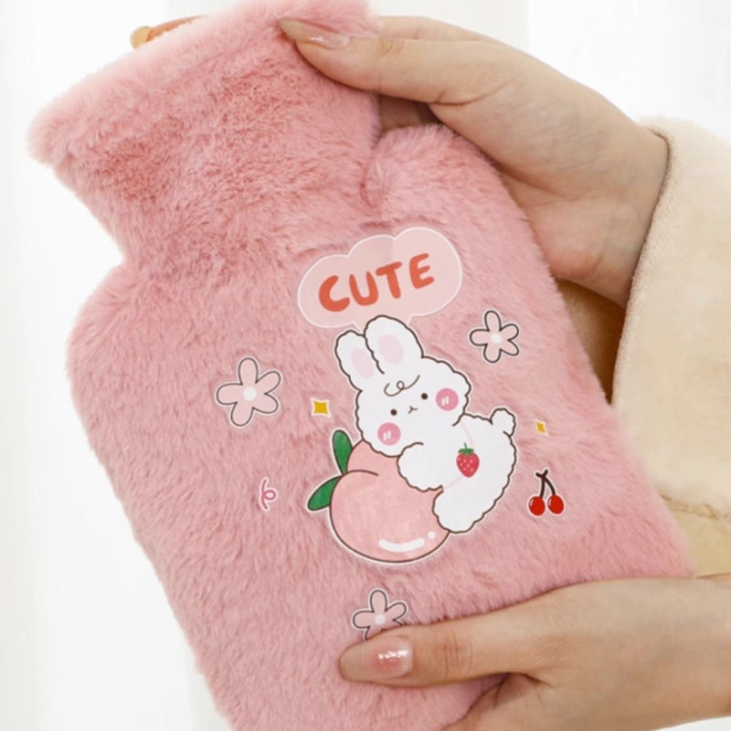 Thickened Explosion-Proof Water Filled Hot Water Bag, Women's Warm Hands, Warm Stomach, Warm Feet