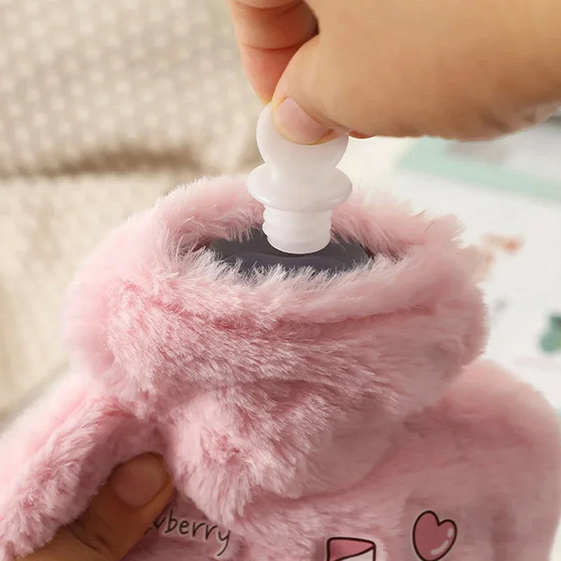 Thickened Explosion-Proof Water Filled Hot Water Bag, Women's Warm Hands, Warm Stomach, Warm Feet
