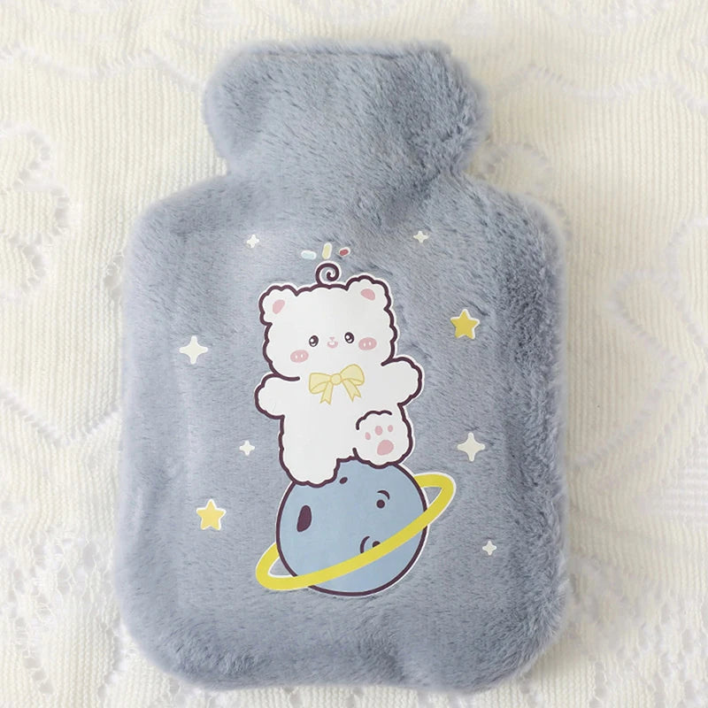 Thickened Explosion-Proof Water Filled Hot Water Bag, Women's Warm Hands, Warm Stomach, Warm Feet