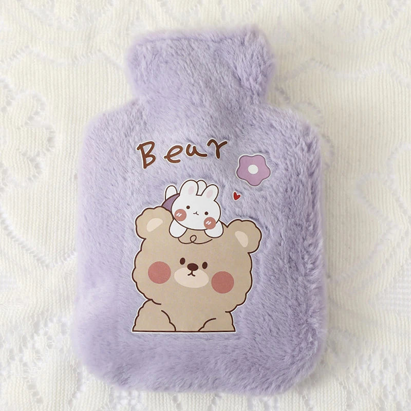 Thickened Explosion-Proof Water Filled Hot Water Bag, Women's Warm Hands, Warm Stomach, Warm Feet