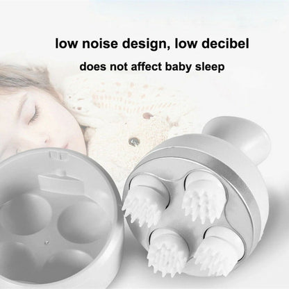 Cordless Electric Scalp Massager with 4 Kneading Nodes Rechargeable Head Scratcher for Stress Relief Hair Growth