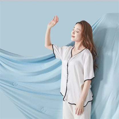 Antibacterial Air Conditioning, Cooling Thin Blankets, Single and Double Machine Washable